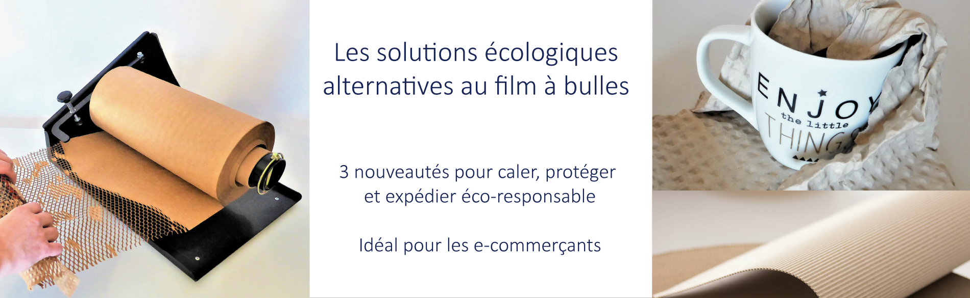 Film à bulles : les autres solutions d'emballage écologique.